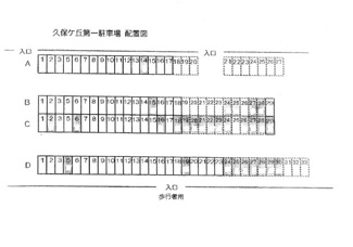 【間取り】 | 久保ヶ丘第一駐車場