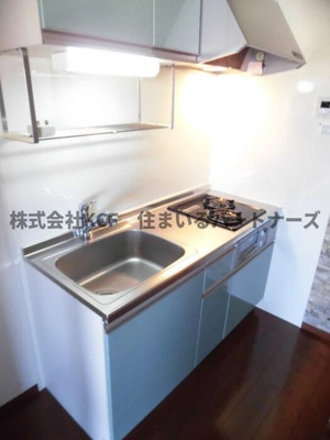 【キッチン】 | カーサオークマ | コンパクトなキッチンで掃除もラクラク