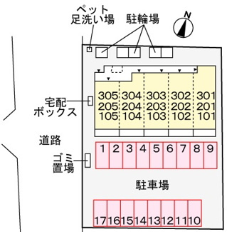 【区画図】 | ヴィラプラシードⅡ