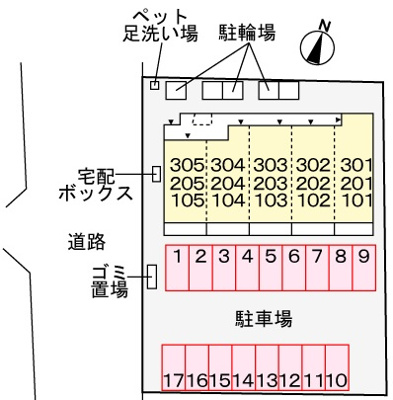 【区画図】 | ヴィラプラシードⅡ