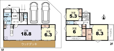 【参考プラン】 | 浄土寺下南田町　建築条件無土地【角地★鹿ケ谷通り面す】