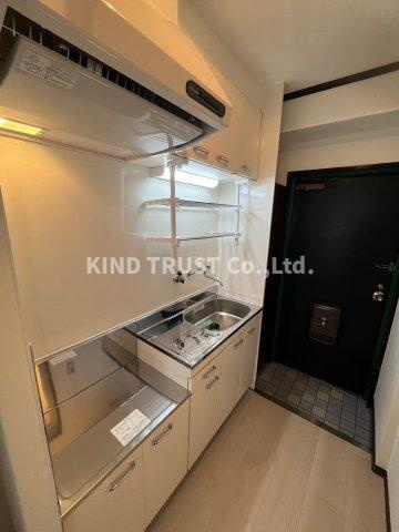 天満グリーン土井マンションのキッチン|お料理しやすいキッチンです