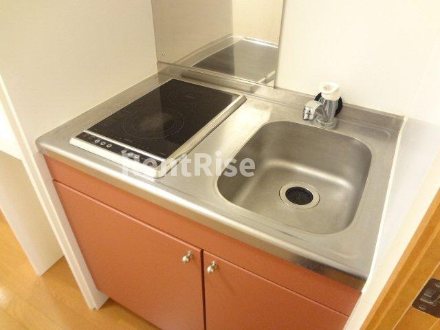 レオパレス結いのキッチン|電気コンロ2口