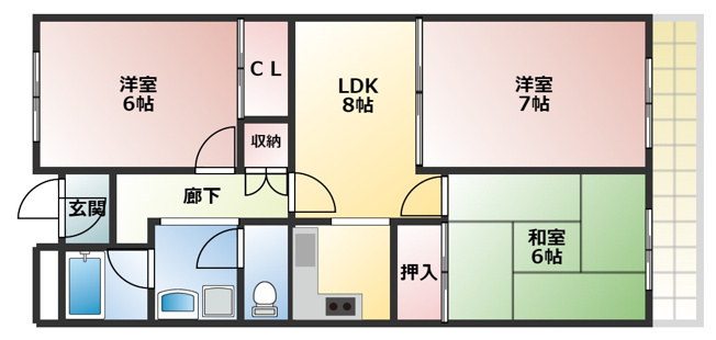 【間取り】 | パナグレープ