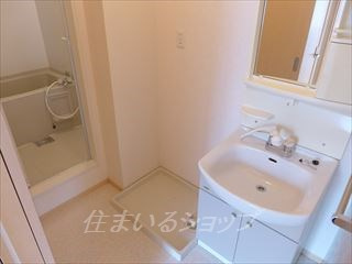 広島市安佐北区落合２丁目のアパートの洗面所|シャンプードレッサー