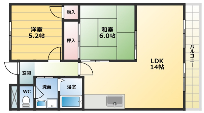 【間取り】 | 日吉壱番館