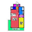 【間取り】 | ｅｌ ｃｏｃｏ六ツ角の間取り