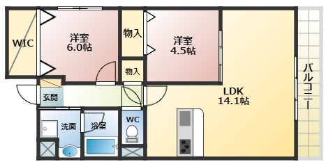 【間取り】 | メルヴェーユ藤井寺