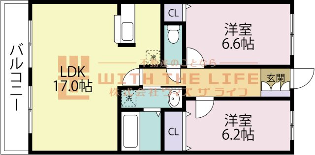 ルネスTANAKA【キャッシュバック対象物件】の間取り