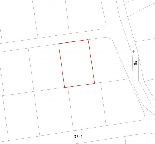 勿来町大高高松　売土地の土地図
