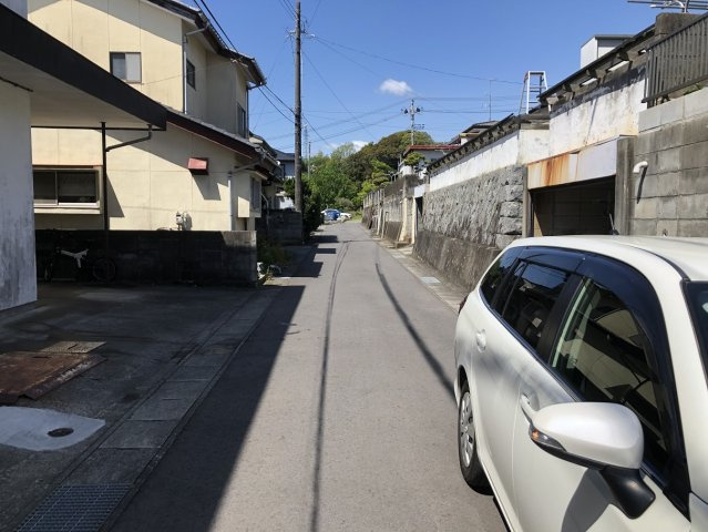 勿来町大高高松　売土地の前面道路含む現地写真
