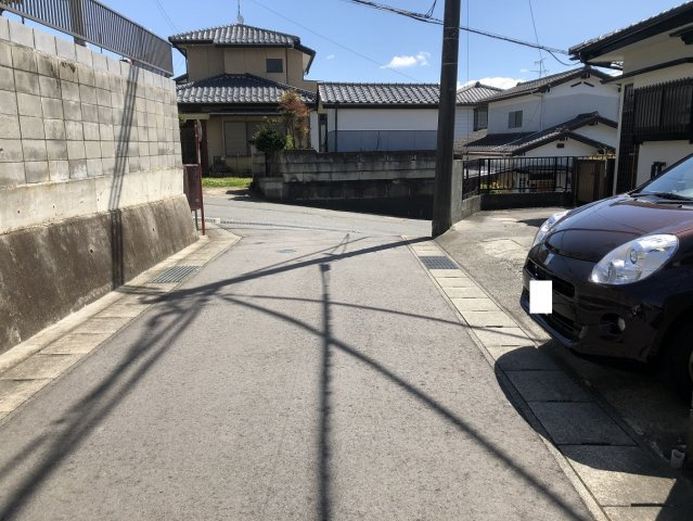 勿来町大高高松　売土地の前面道路含む現地写真