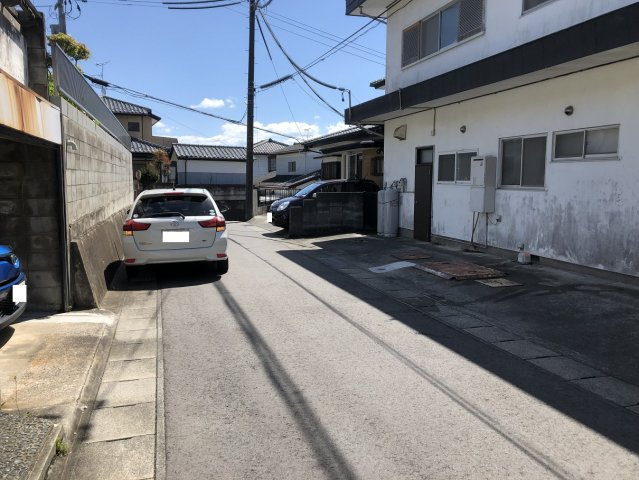 勿来町大高高松　売土地の前面道路含む現地写真