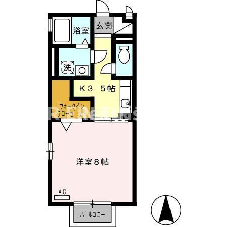 リベルテ末広の間取り