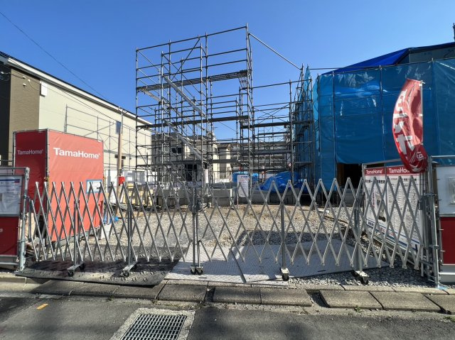 Tama Townータマタウン片野新町1丁目　【小倉北区　新築戸建て】の駐車場|現地撮影　2023,5,1　Tama Townータマタウン片野新町1丁目　【小倉北区　新築戸建て】