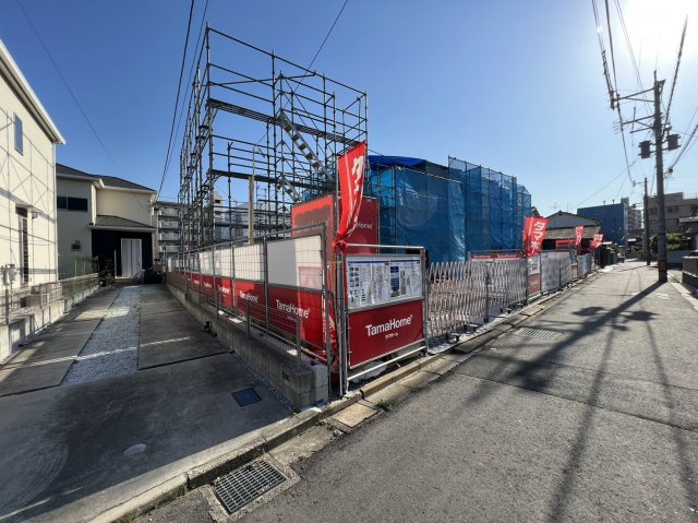 Tama Townータマタウン片野新町1丁目　【小倉北区　新築戸建て】の前面道路含む現地写真|現地撮影　2023,5,1　Tama Townータマタウン片野新町1丁目　【小倉北区　新築戸建て】