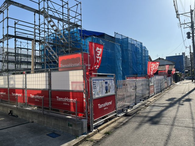 Tama Townータマタウン片野新町1丁目　【小倉北区　新築戸建て】の前面道路含む現地写真|現地撮影　2023,5,1　Tama Townータマタウン片野新町1丁目　【小倉北区　新築戸建て】