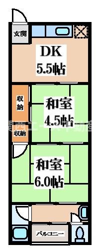 【間取り】 | 高安マンション