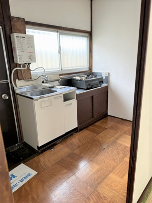 【キッチン】 | 峰岸荘 | ガスキッチン2口設置可