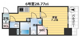 【間取り】 | La Douceur谷町旧ミラージュパレス谷町ブライト