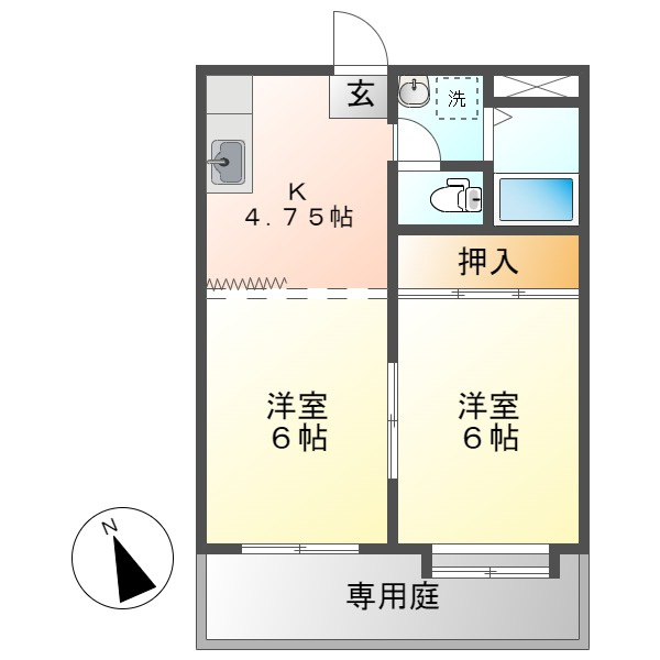 ＬＭメゾンＢの間取り