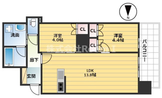 【間取り】 | ＲＪＲ堺筋本町タワー