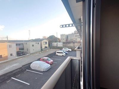 リバーバードのバルコニー