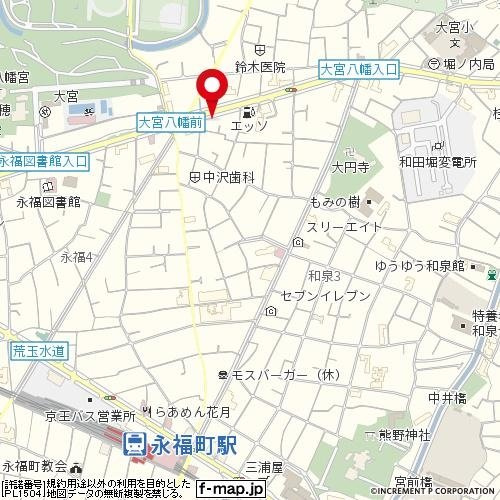 【地図】 | フェニックス永福町弐番館-再契約型-