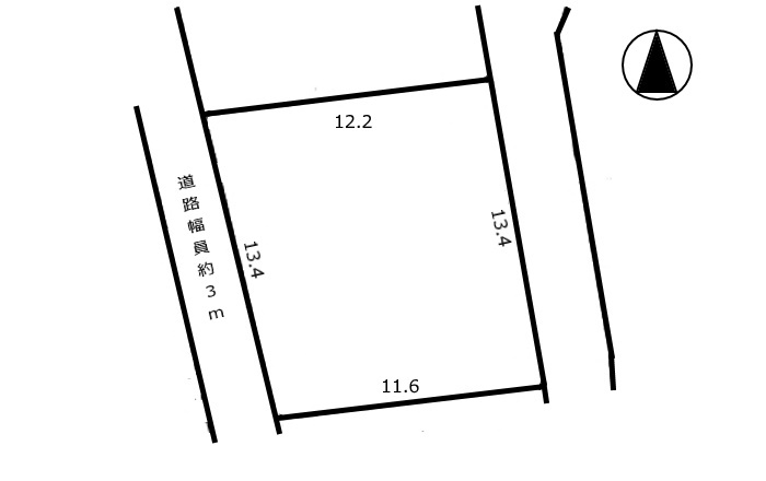 土地　山県市佐賀の土地図