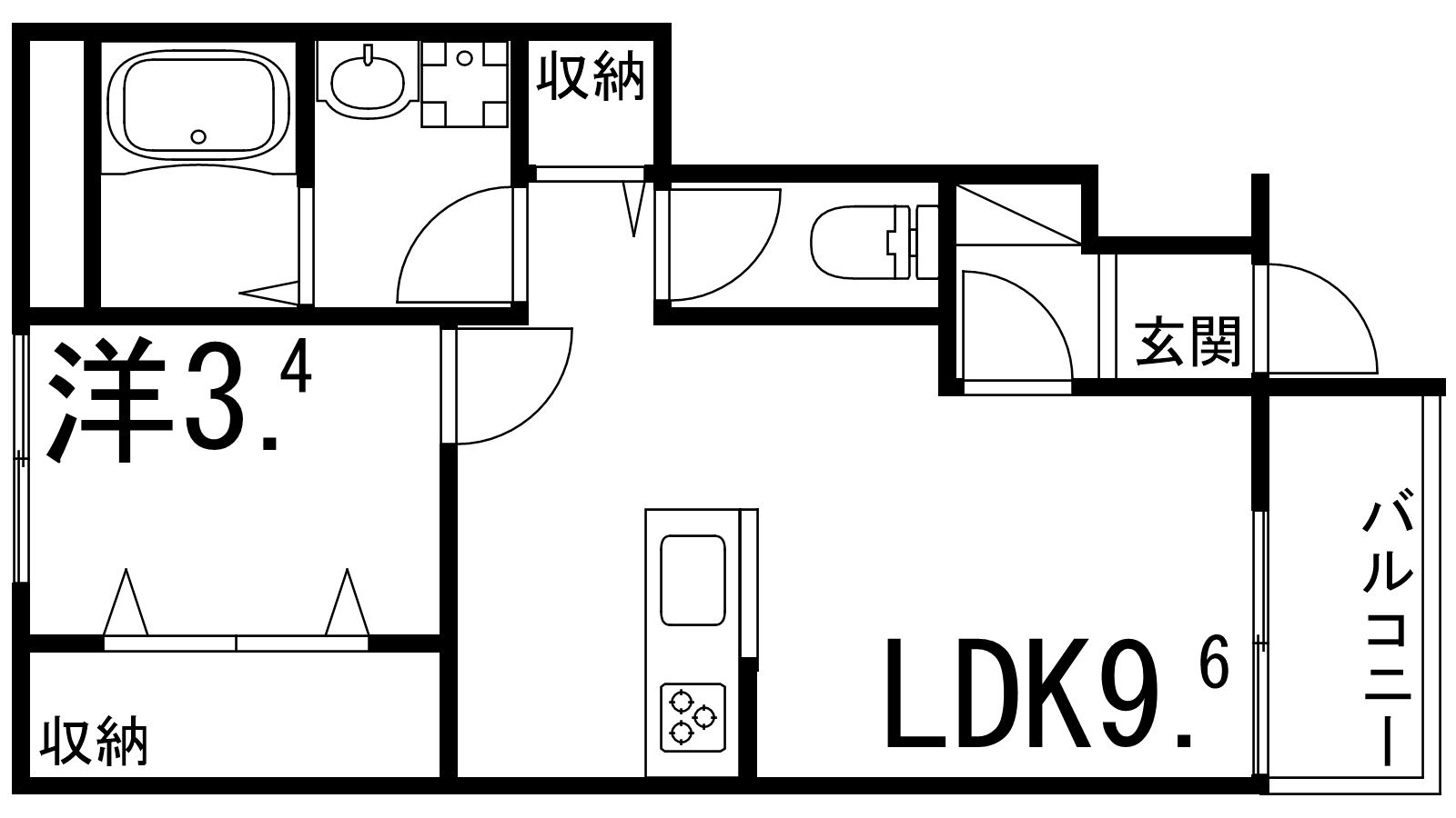 クリスタルハイツ土山の間取り