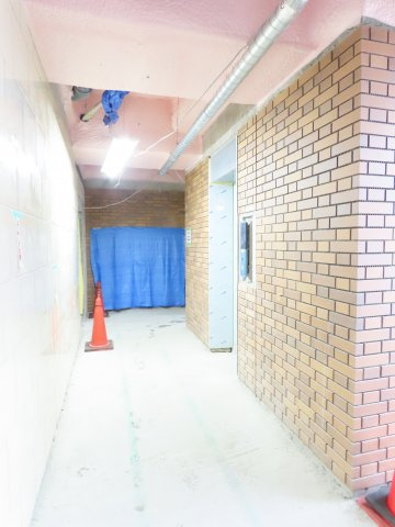 大阪市淀川区十三本町１丁目の賃貸マンションのエントランス