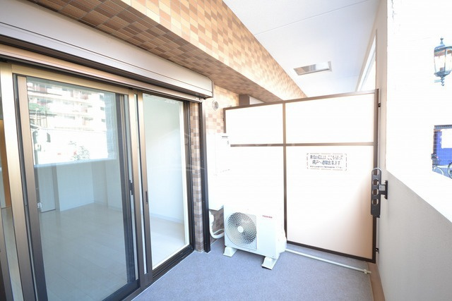 ラグゼ今里Ⅱのバルコニー