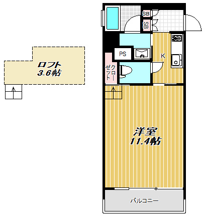 【間取り】 | カスタリア中延