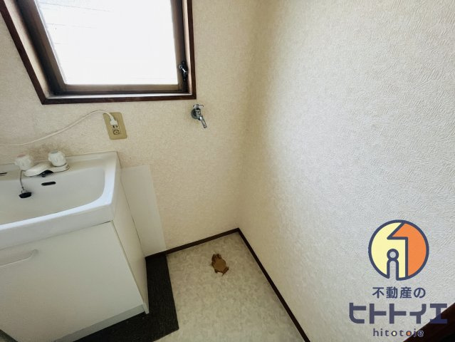 松尾借家の洗面所