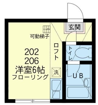 【間取り】 | ユナイト本牧ベルティーナ