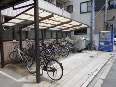 【その他共用部分】 | 柴島ハイツ | 駐輪所です