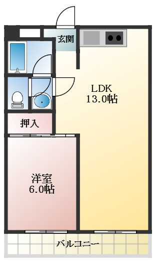 【間取り】 | ファミティ弐番館