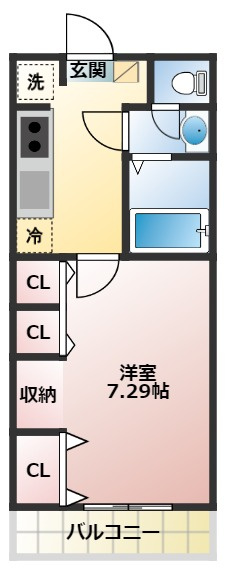 グレイス下総中山の間取り