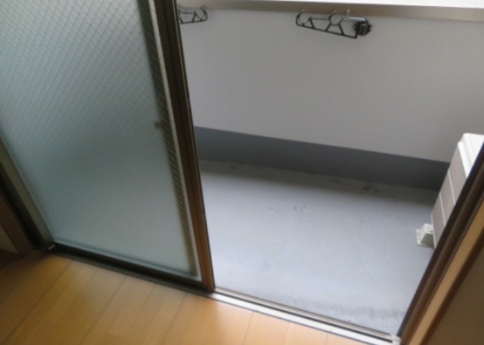 KSロイヤル大阪城のバルコニー