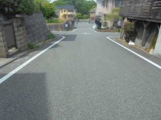 【前面道路含む現地写真】 | 前面道路幅員６ｍ