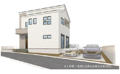 【外観パース】 | 高崎市箕郷町上芝新築住宅12期　①
