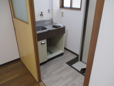 【キッチン】 | ハイツプリメーロ | キッチン前