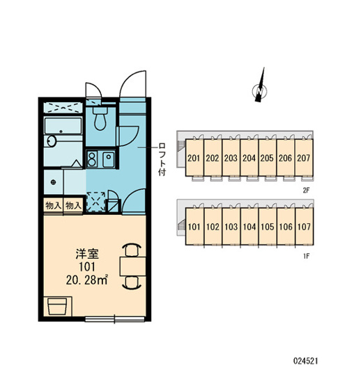 【区画図】 | レオパレスDREAM | 画像3