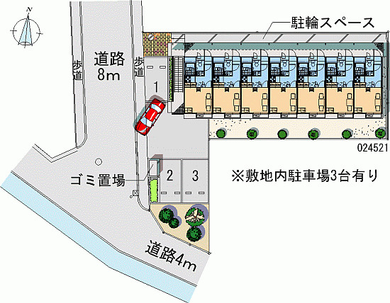 【駐車場】 | レオパレスDREAM | 画像4