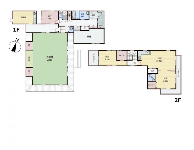 【間取り】 | 所沢市上安松　中古
