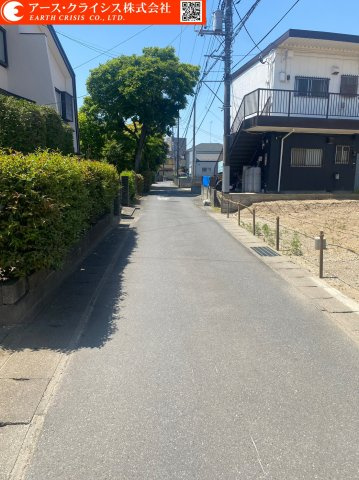 【前面道路含む現地写真】 | 取手市宮和田 | 東南側約3.6ｍの公道となります。
