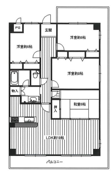 レジェーロ永和の間取り