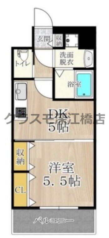 CITY　SPIRE鶴見の間取り