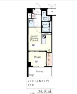 【間取り】 | プレジール薬院テラス
