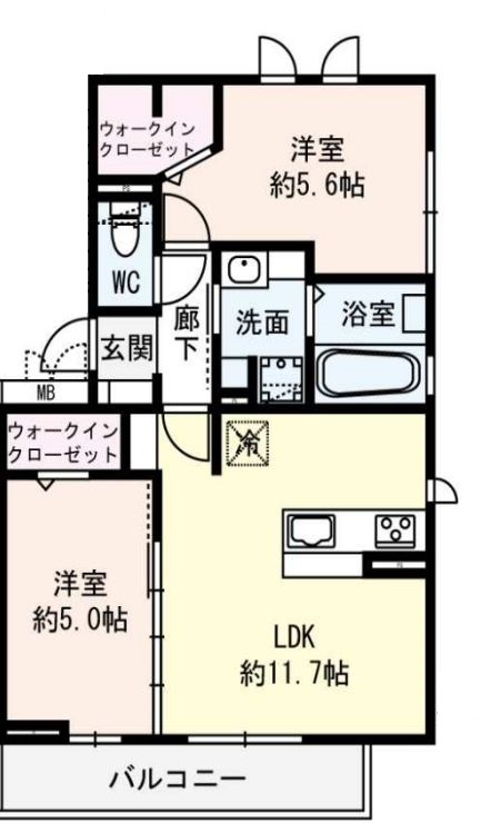 consolareの間取り
